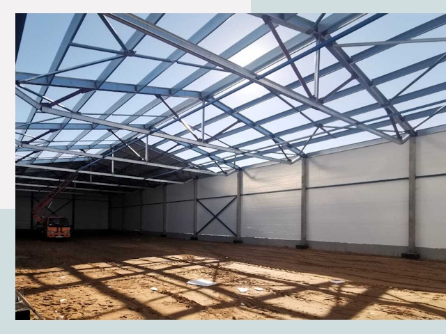 Строительство сенохранилищ в Полевском