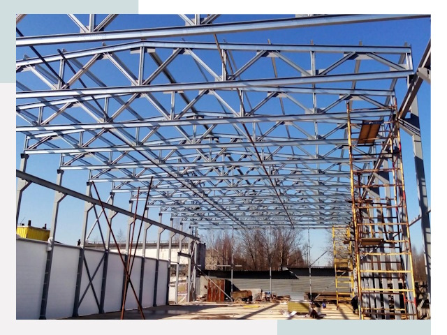 Строительство цехов в Полевской от 616 руб. под ключ