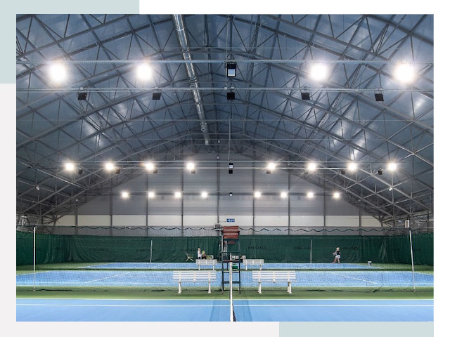 Строительство теннисных кортов в Полевской от 616 руб.