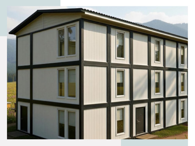 Модульные общежития в Полевском