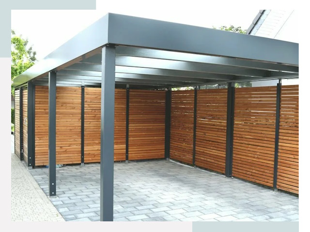 Навесы для парковки в Полевском