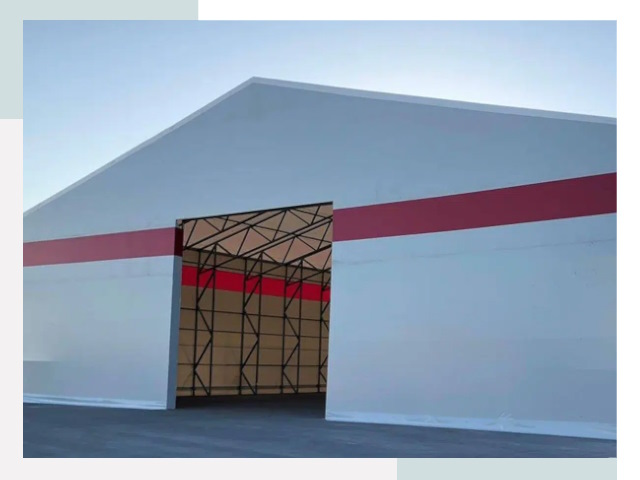 Быстровозводимые ангары в Полевском
