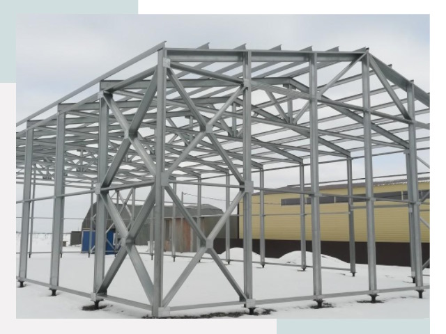 Каркасные ангары в Полевском
