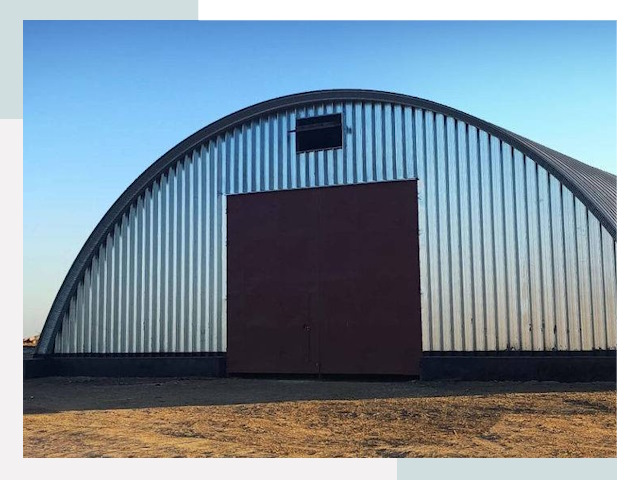 Арочные ангары в Полевском