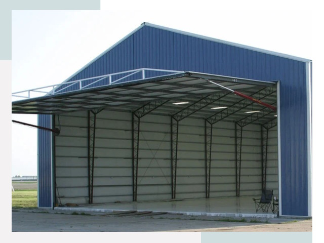 Прямо стенные ангары в Полевском