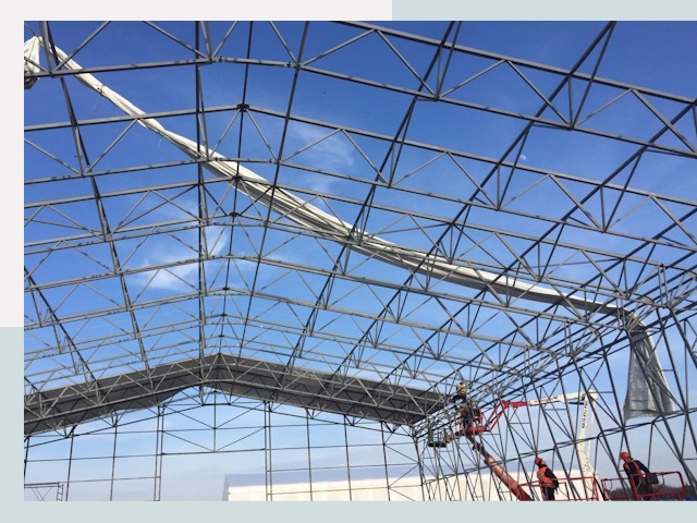 Шатровые ангары от 616 руб. в Полевском и Свердловской области