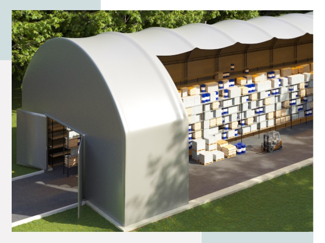 Тентовые ангары в Полевском