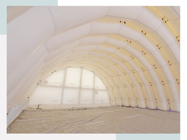 Пневмокаркасные ангары в Полевском