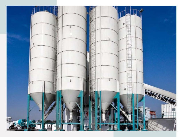 Строительство цементных силосов в Полевском