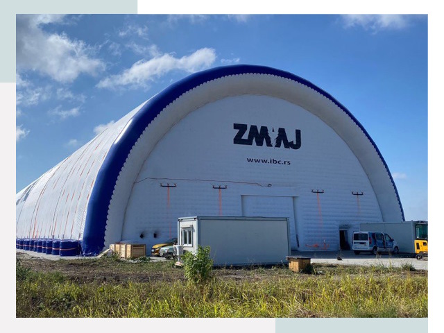 Брендирование ангаров в Полевском