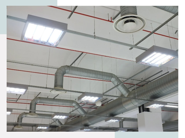 Вентиляция ангаров в Полевском