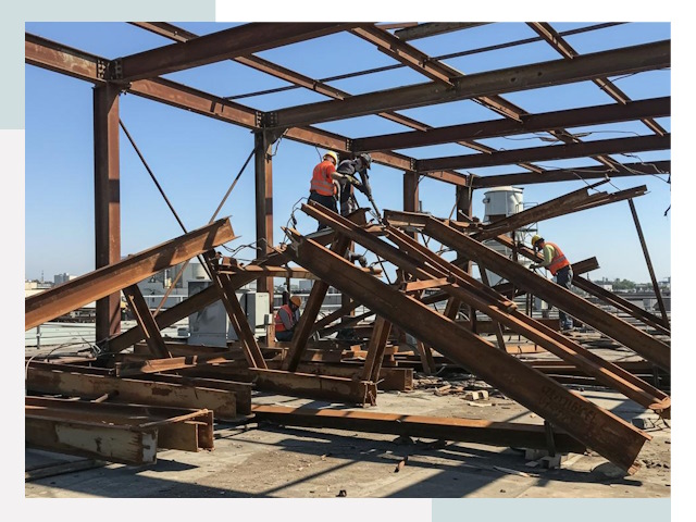 Демонтаж металлоконструкций в Полевском от 616 руб.