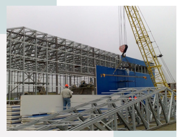 Монтаж ангаров в Полевском