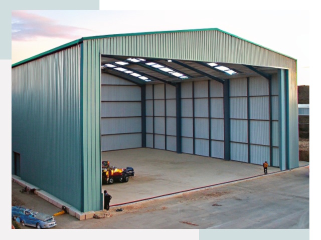 Строительство ангаров в Полевском