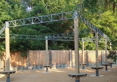 Терраса из металлоконструкций под ключ, проектирование, изготовление и монтаж от СтальСтрой-Плв